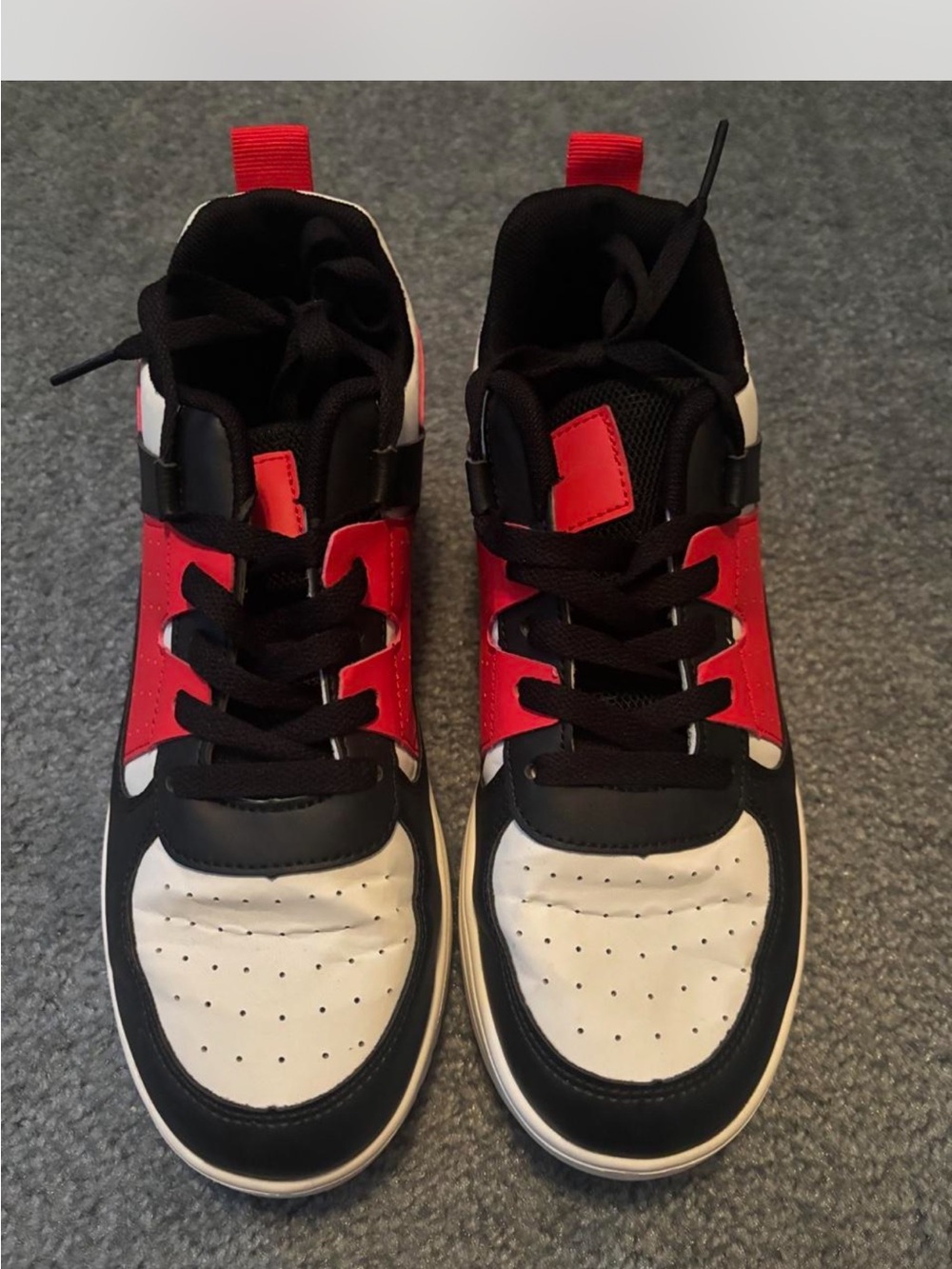 Women’s Red and Black Athletic Sneakers